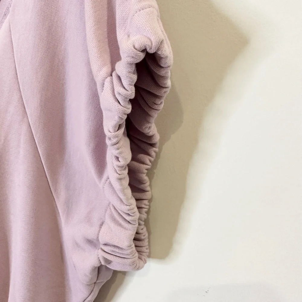 3.1 Phillip Lim Shirred Ballerina Neck Crop Top Lilac Designer - Picture 4 of 8